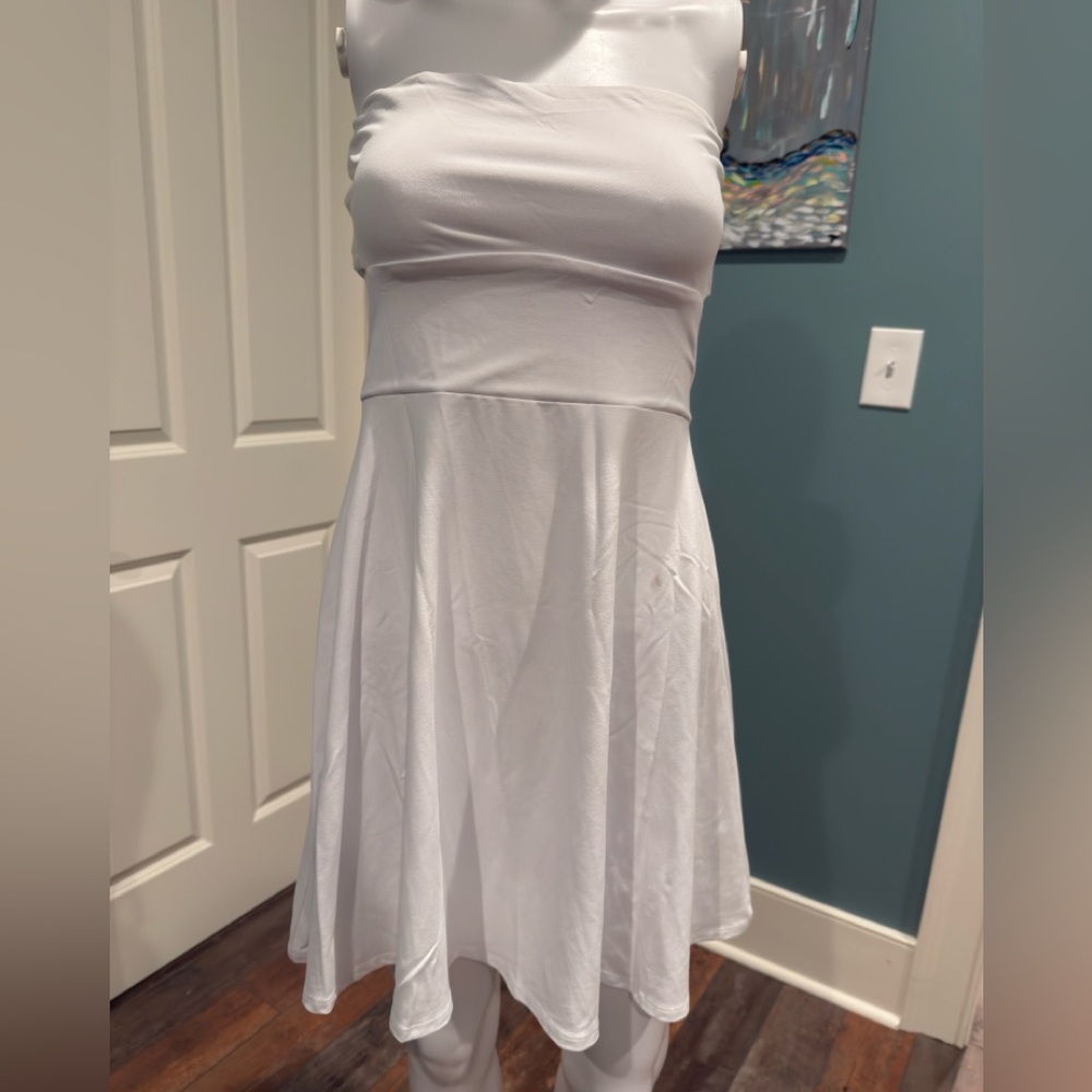 Susana Monaco Strapless White Dress